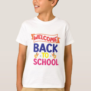 Camiseta Bem-vindo de Volta à Escola