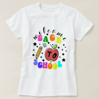 Camiseta Bem-vindo de volta à escola