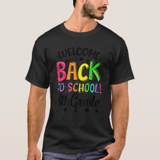 Camiseta Bem-vindo de volta à escola 8º ano