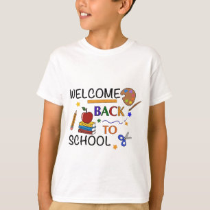 Camiseta Bem-vindo de volta à escola - Divertido de volta à