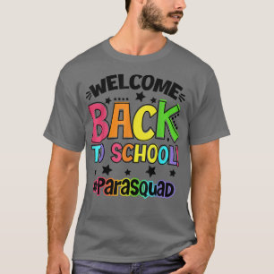 Camiseta Bem-Vindo De Volta À Escola Paraprofessionnade Stu