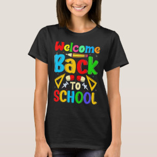 Camiseta Bem-vindo de Volta à Escola Primeiro Dia de Aula P