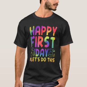 Camiseta Bem-vindo de Volta à Escola Primeiro Dia de Aula P