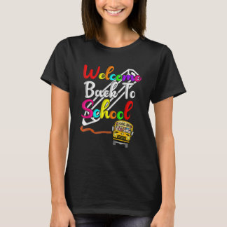 Camiseta Bem-vindo de Volta à Escola Primeiro Dia de Aula P