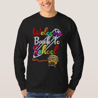 Camiseta Bem-vindo de Volta à Escola Primeiro Dia de Aula P
