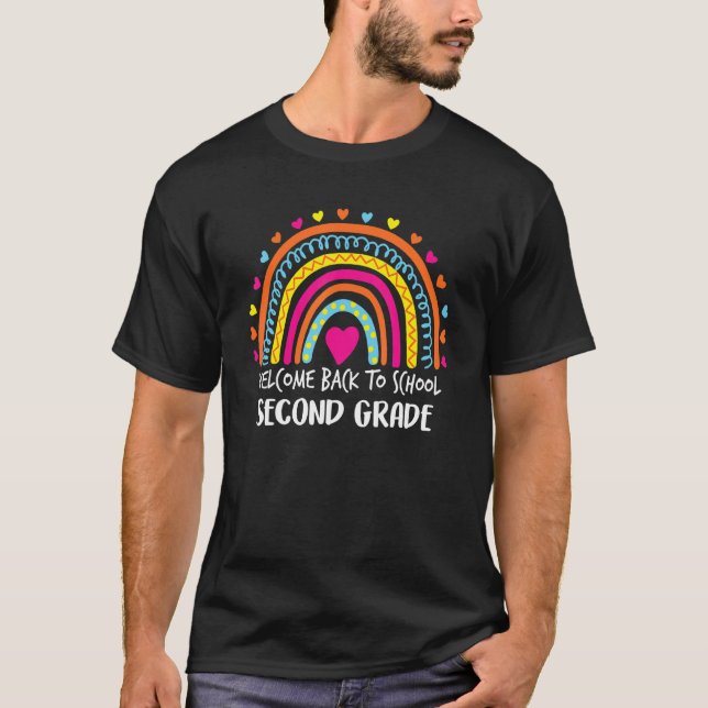 Camiseta Bem-Vindo De Volta À Escola Professor Rainbo De Se (Frente)