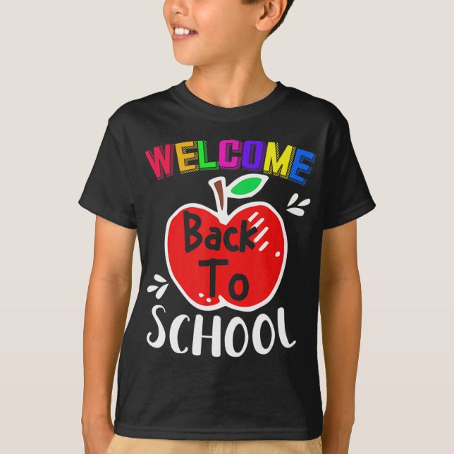 Camiseta Bem-Vindo De Volta À Escola Professores De Diverti (Frente)