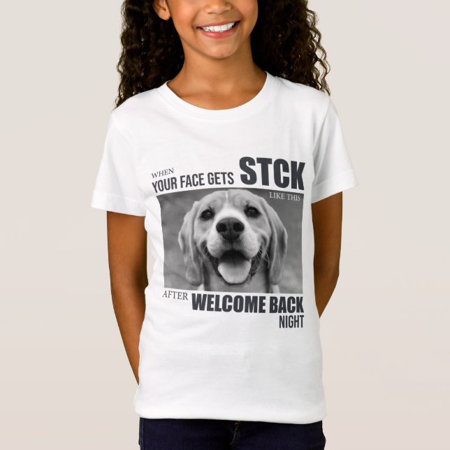 Camiseta Bem-vindo de volta à noite da escola (Frente)