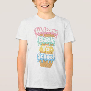 Camiseta Bem-vindo de Volta ao Clipart Escolar, Casquinha d