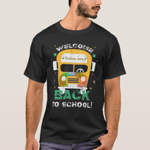 Camiseta Bem-Vindo De Volta Ao Controlador De Ônibus Escola