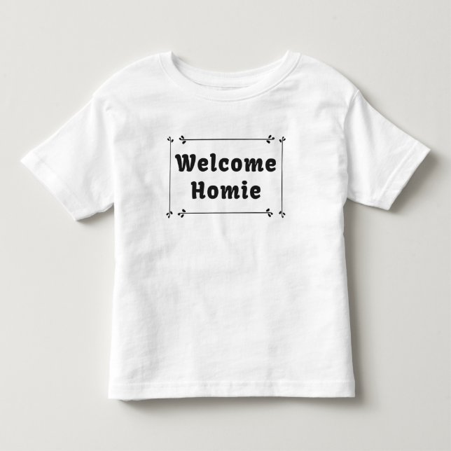 Camiseta Bem-vindo Homie no Quadro (Frente)