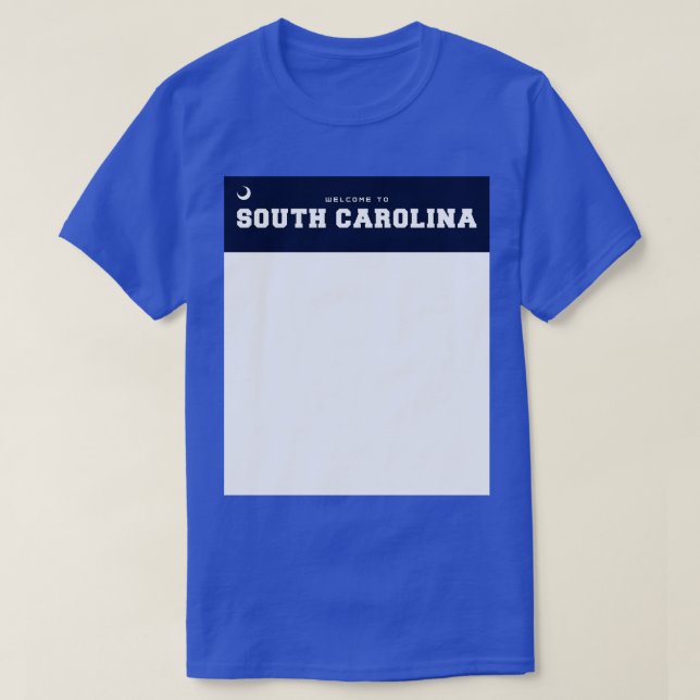 Camiseta Bem-vindos à Carolina do Sul (Frente do Design)