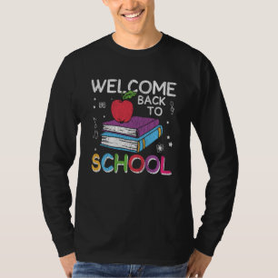 Camiseta Bem-vindos à Escola de Volta Primeira Classe Prof