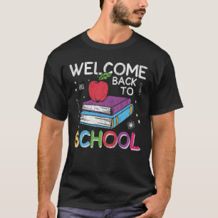 Camiseta Bem-vindos à Escola de Volta Primeira Classe Prof