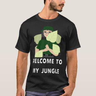 Camiseta Bem-vindos à minha fábrica de plantas masculinas.