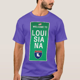 Camiseta Bem-vindos à saia do Louisiana