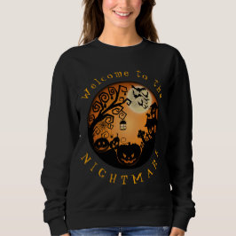 Camiseta Bem-vindos ao Pesadelo do Halloween Pumpkin Person