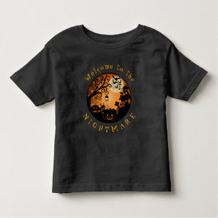 Camiseta Bem-vindos ao Pesadelo do Halloween Pumpkin Person