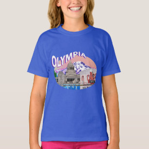 Camiseta Bem-vindos ao Tee de Crianças Olímpicas