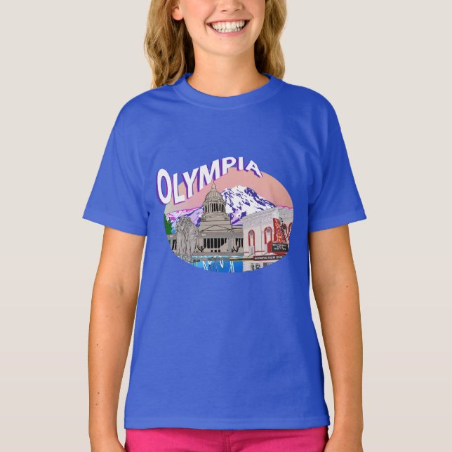 Camiseta Bem-vindos ao Tee de Crianças Olímpicas (Frente)