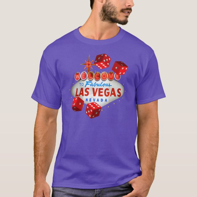 Camiseta Bem-vindos ao Tee de Las Vegas (Frente)