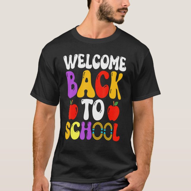Camiseta Bem-Vindos De Volta À Faculdade De Professores Cut (Frente)