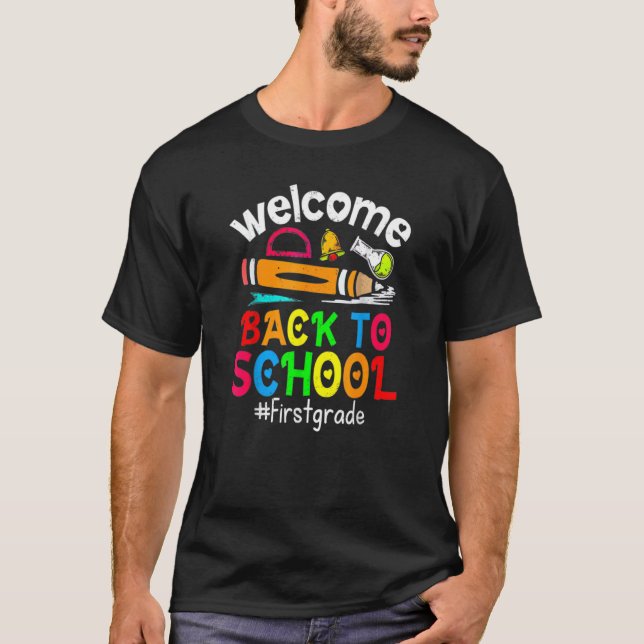 Camiseta Bem-Vindos De Volta À Faculdade De Professores Cut (Frente)