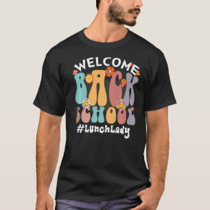 Camiseta Bem-Vindos De Volta Ao Almoço De Flores Coloridas