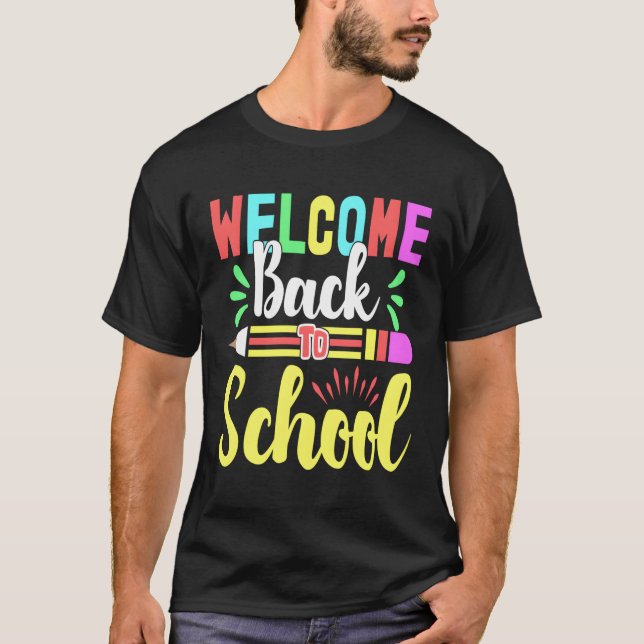 Camiseta Bem-vindos de volta aos estudantes (Frente)