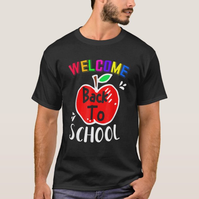 Camiseta Bem-vindos de volta aos estudantes (Frente)