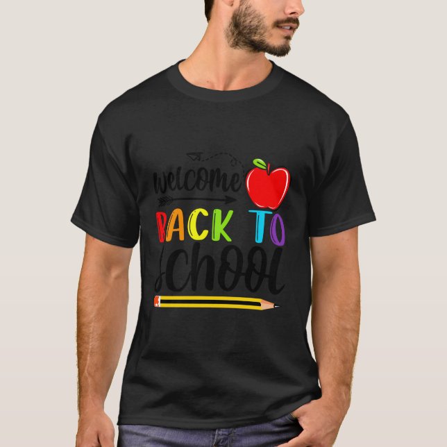 Camiseta Bem-vindos de volta aos estudantes (Frente)