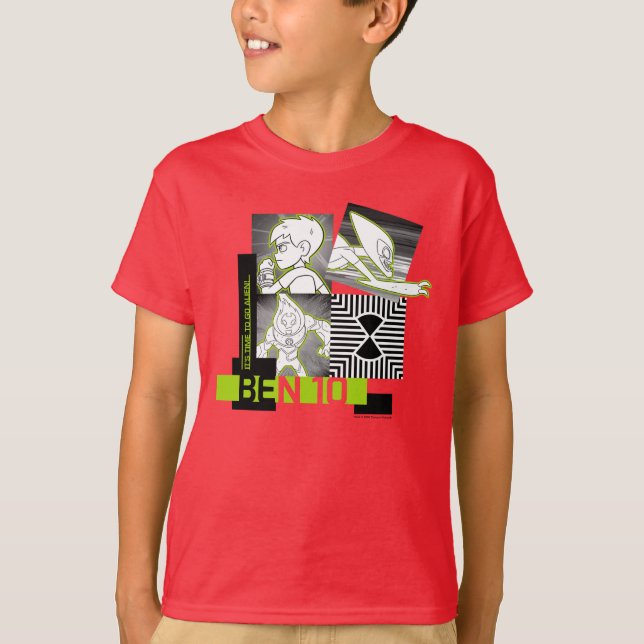 Camiseta Ben 10 - É hora de ir Alienígena (Frente)