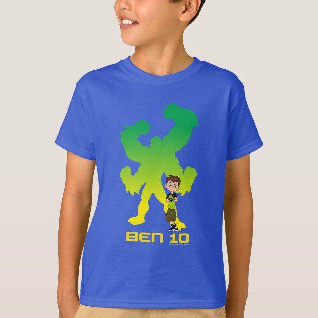 Camiseta Ben 10 e Quatro Braços Sombra (Frente)