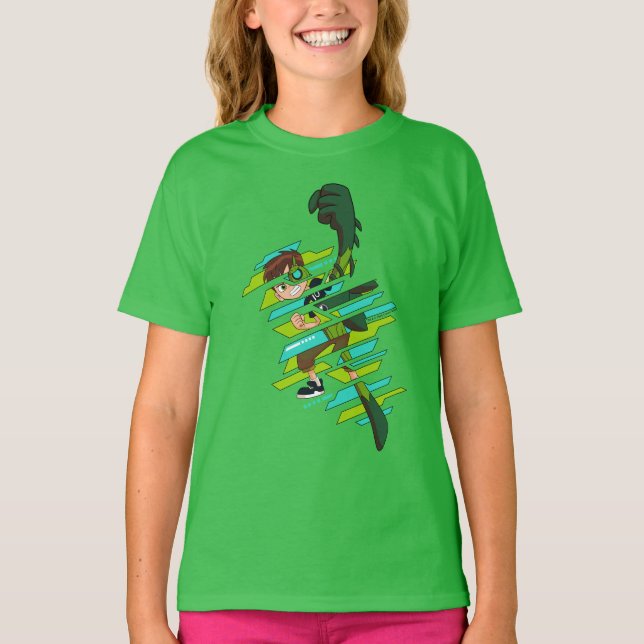 Camiseta Ben 10 Transformação de DNA selvagem (Frente)
