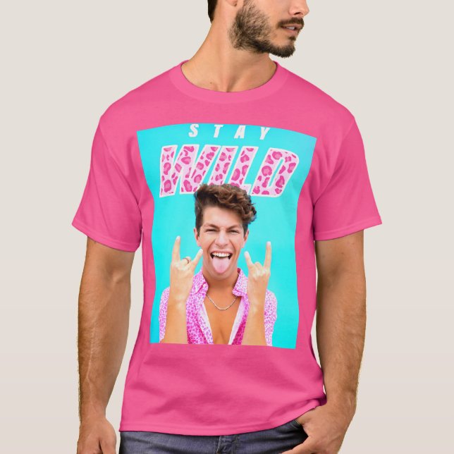 Camiseta Ben Azelart Fica Selvagem (Frente)