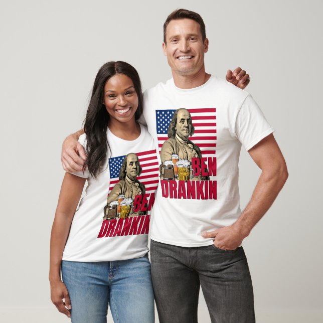 Camiseta BEN BEBENDO 4 de julho (Unissex)