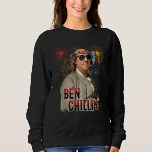 Camiseta Ben Chillin' Stoner Ben Franklin 4 De Julho Firew