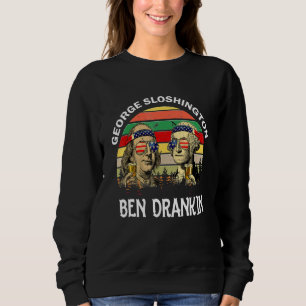 Camiseta Ben Drankin 4 De Julho, American Flag Vintage Retr