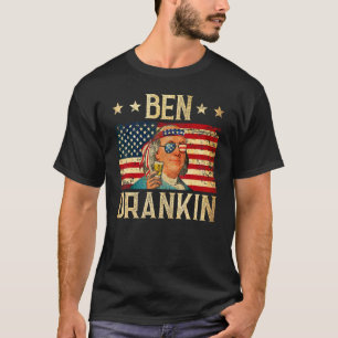 Camiseta Ben Drankin 4 De Julho Benjamin Franklin Men Amer