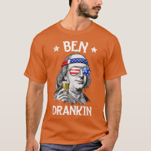 Camiseta Ben Drankin 4 de julho Benjamin Franklin Men Wome