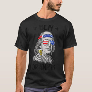 Camiseta Ben Drankin 4 De Julho Benjamin Franklin Men Wome