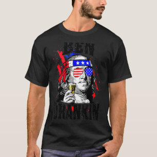 Camiseta Ben Drankin Equipe Bebendo Beer Benjamin Franklin 