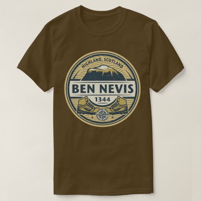 Camiseta Ben Nevis Highland Scotland (Frente do Design)