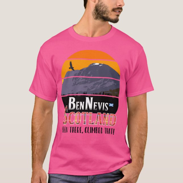 Camiseta Ben Nevis Scotland Bebeu Que (Frente)