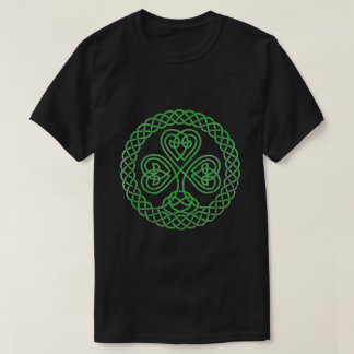 Camiseta Bênção Celtic Knot 4 Rua de Véu Folha do Patrick