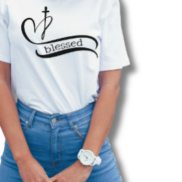 Camiseta Bênção da Cruz do Coração
