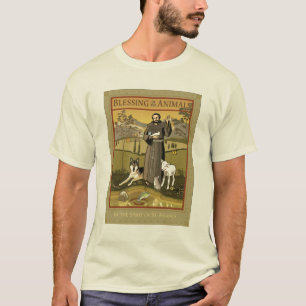 CAMISETA BÊNÇÃO DO POSTER DOS ANIMAIS
