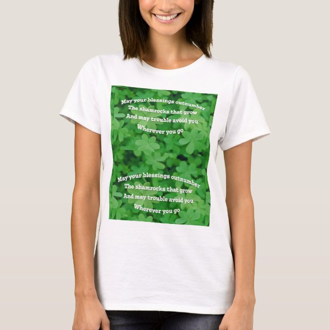 Camiseta Bênção irlandesa (Frente)