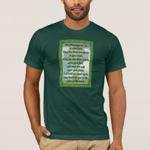 Camiseta Bênção irlandesa verde