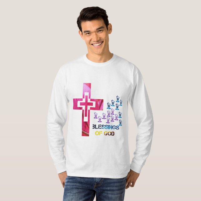 Camiseta bênçãos de Deus (Frente Completa)